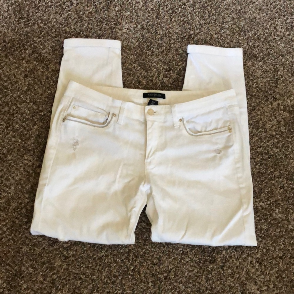 White House Black Market White Jeans